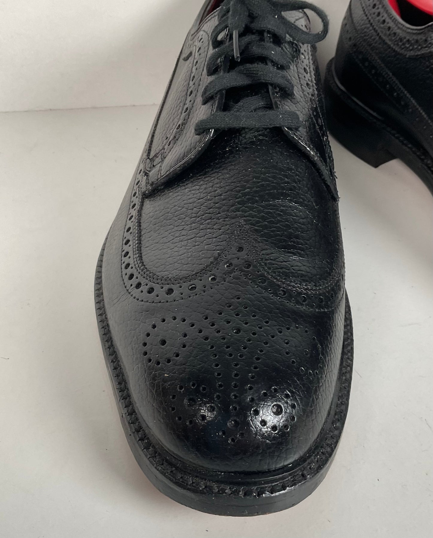Vintage Nunn Bush Derby Shoes | Brogue | Longwing | 1970s-1980s | Men’s 11 D