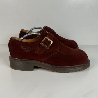 Vintage Dr. Martens Monk Strap Loafers | Suede | Brown | 10 UK | 11 US