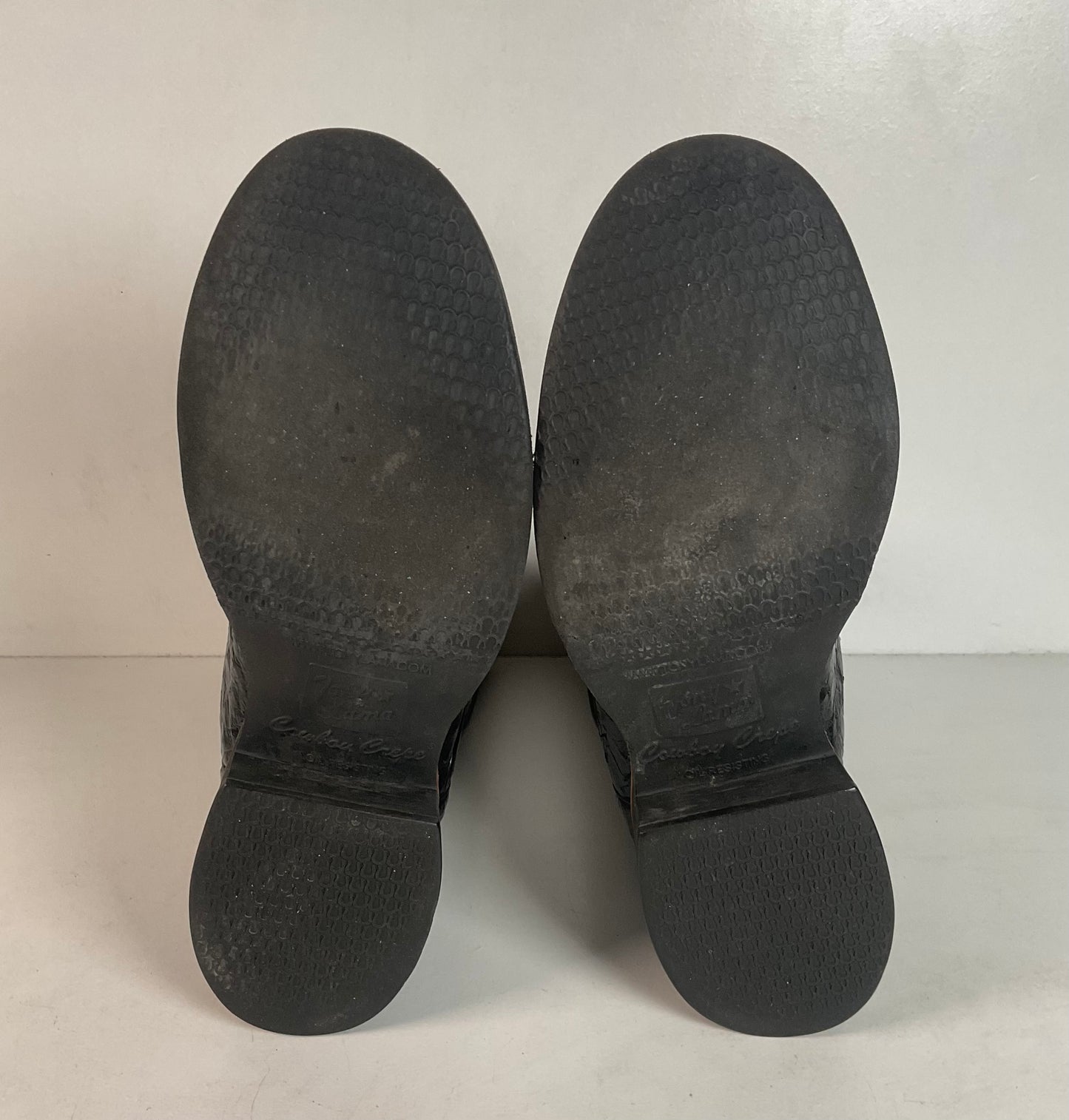 Tony Lama Ostrich Roper Boots | Crepe Sole | USA Made | Men’s 10 D