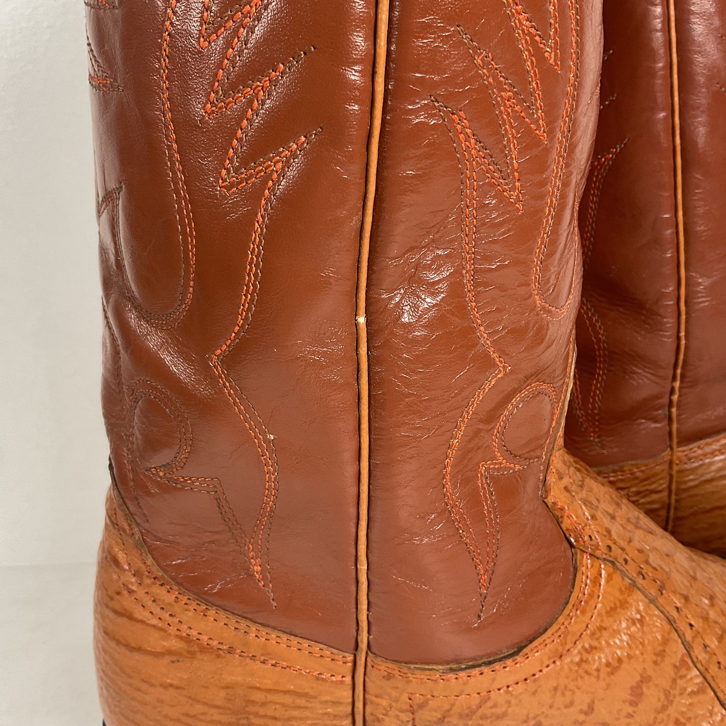 Vintage Shark Skin Cowboy Boots | Exotic | Men’s 9 D