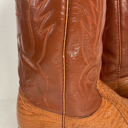 Vintage Shark Skin Cowboy Boots | Exotic | Men’s 9 D