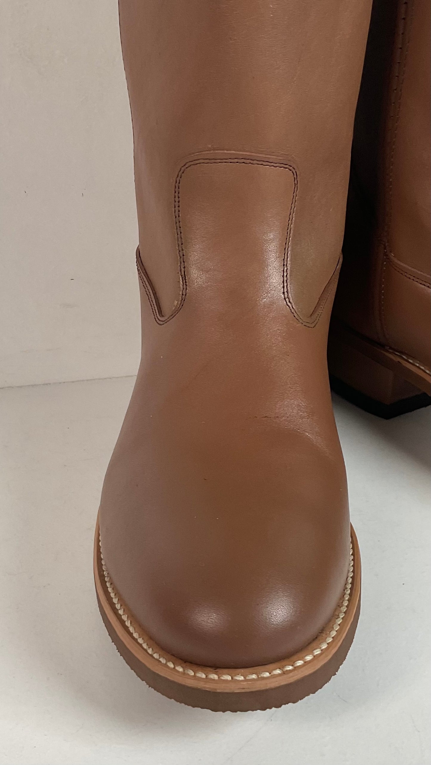 Vintage Double H Ranchwell Wellington Boots 12 D USA Made Pull On