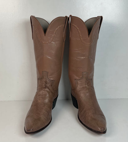Women’s Paul Bond Smooth Ostrich Cowgirl Boots 7 A Custom Exotic