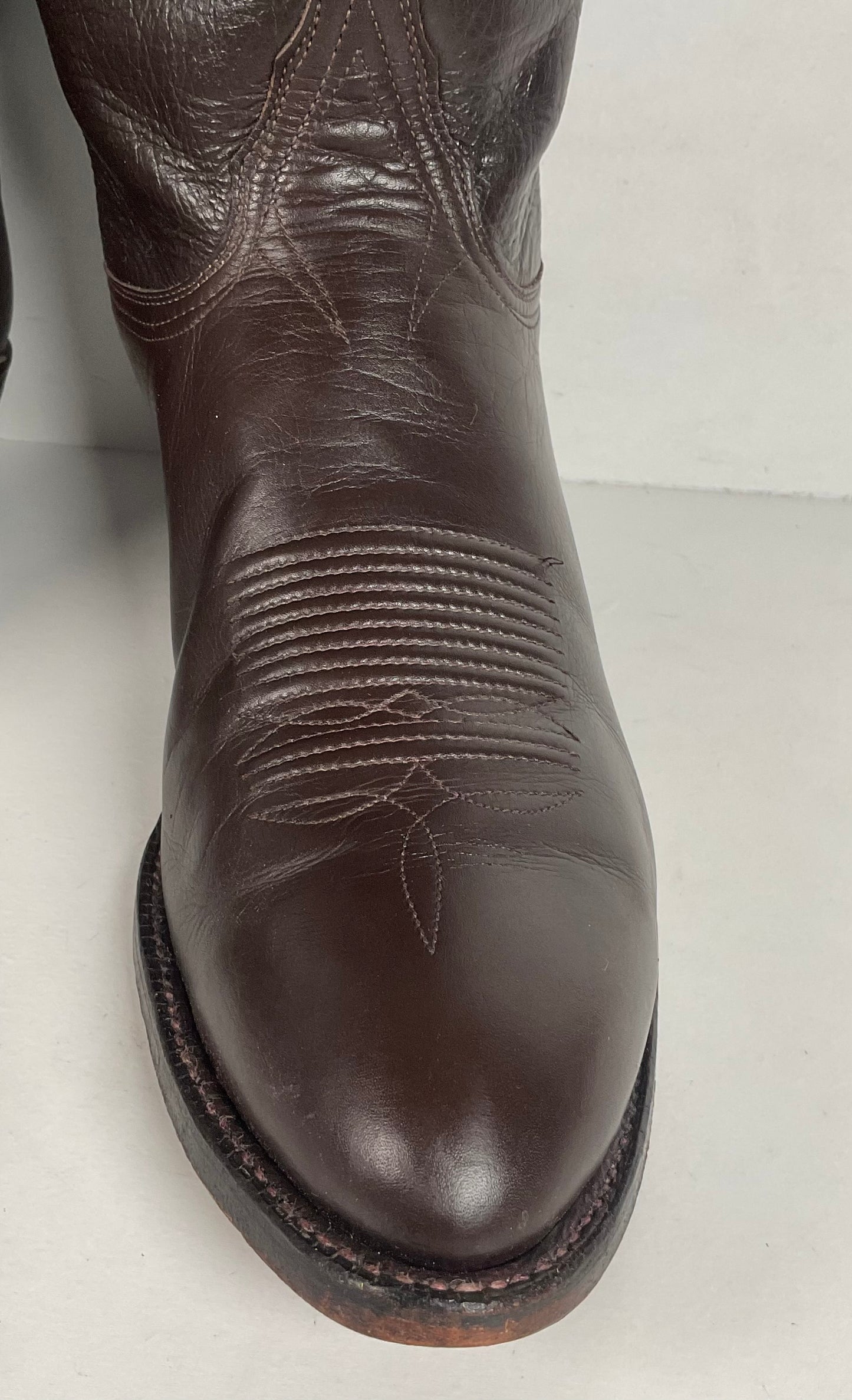 Vintage Tony Lama Buffalo Calf Cowboy Boots | 1960s-1970s | Narrow | Men’s 11 B