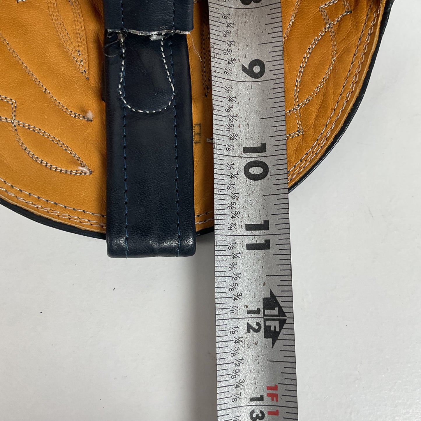 Vintage Nocona Deertan Cowboy Boots | USA Made | Blue | Men’s 6 B | Women’s 7