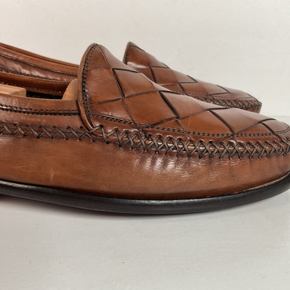 Cole Haan Bragano Loafers | Cristallo | Basket Weave | 8.5 M