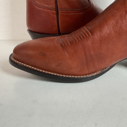 Tony Lama Ol’ Buck Cowboy Boots 9.5 D Deer Buck Skin