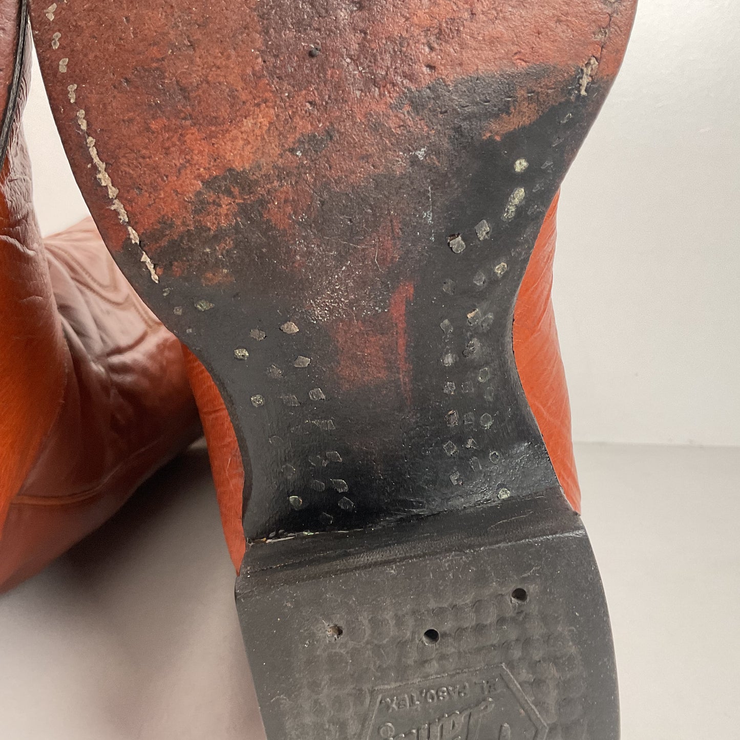 Vintage Tony Lama Smooth Ostrich Cowboy Boots | 1970s | Gold Label | Men’s 12 B