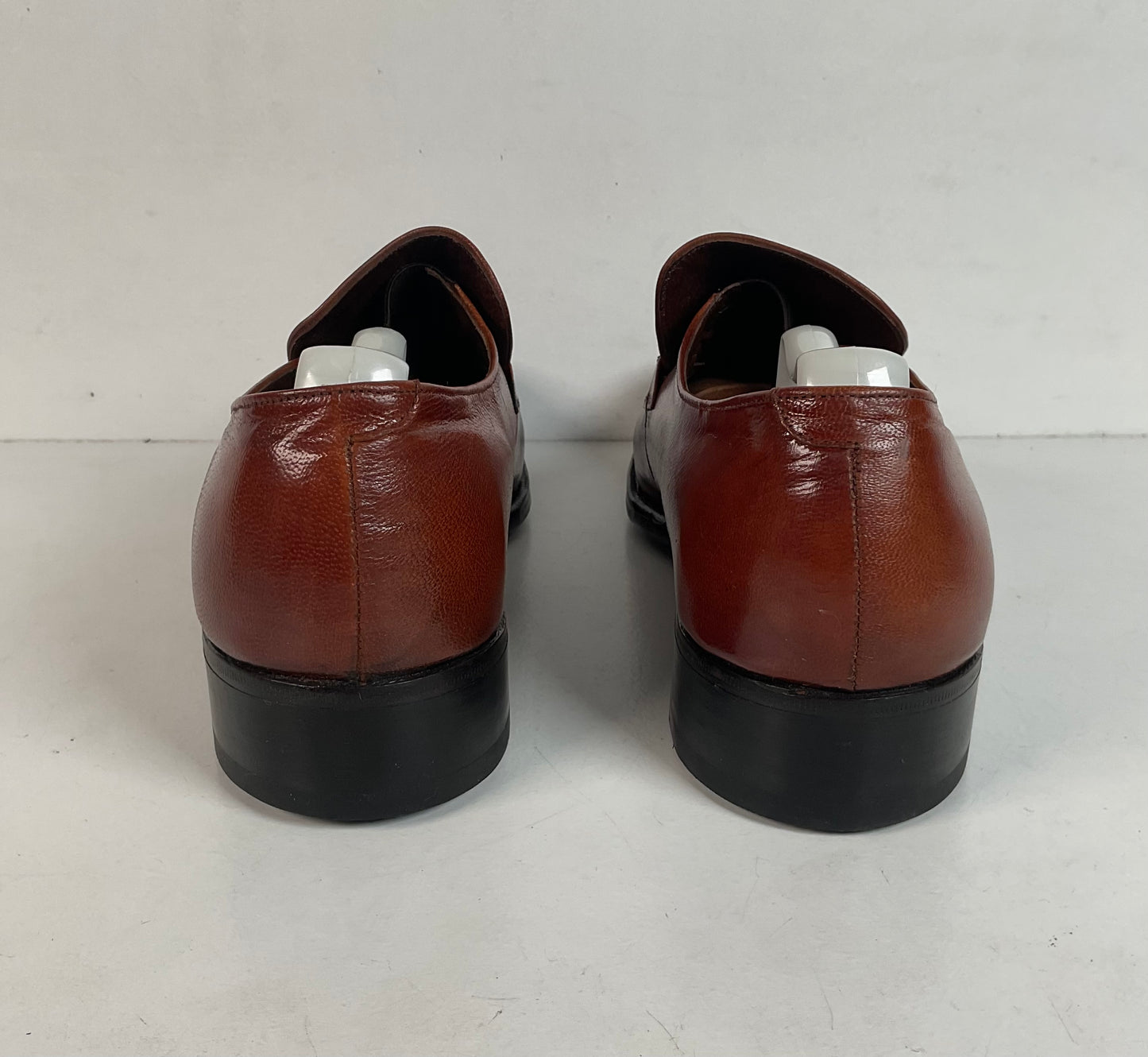 Vintage Florsheim Imperial Horsebit Loafers 9 C Burnished Brown