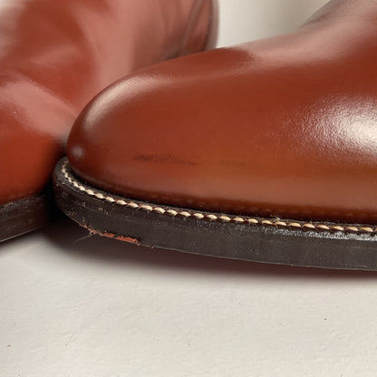 Justin Classic Roper Boots | USA Made | Brown Calfskin | Men’s 13 D