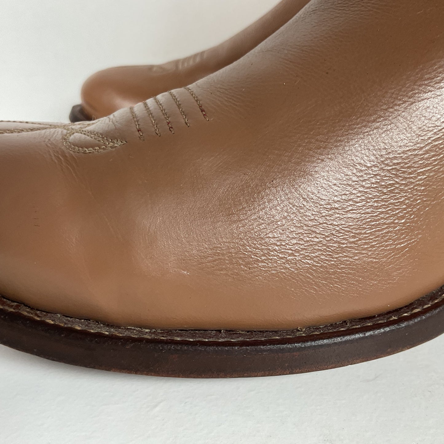 Stewart Fine Handmade Cowboy Boots | Custom | Set of (2) | Deertan | Men’s 9.5