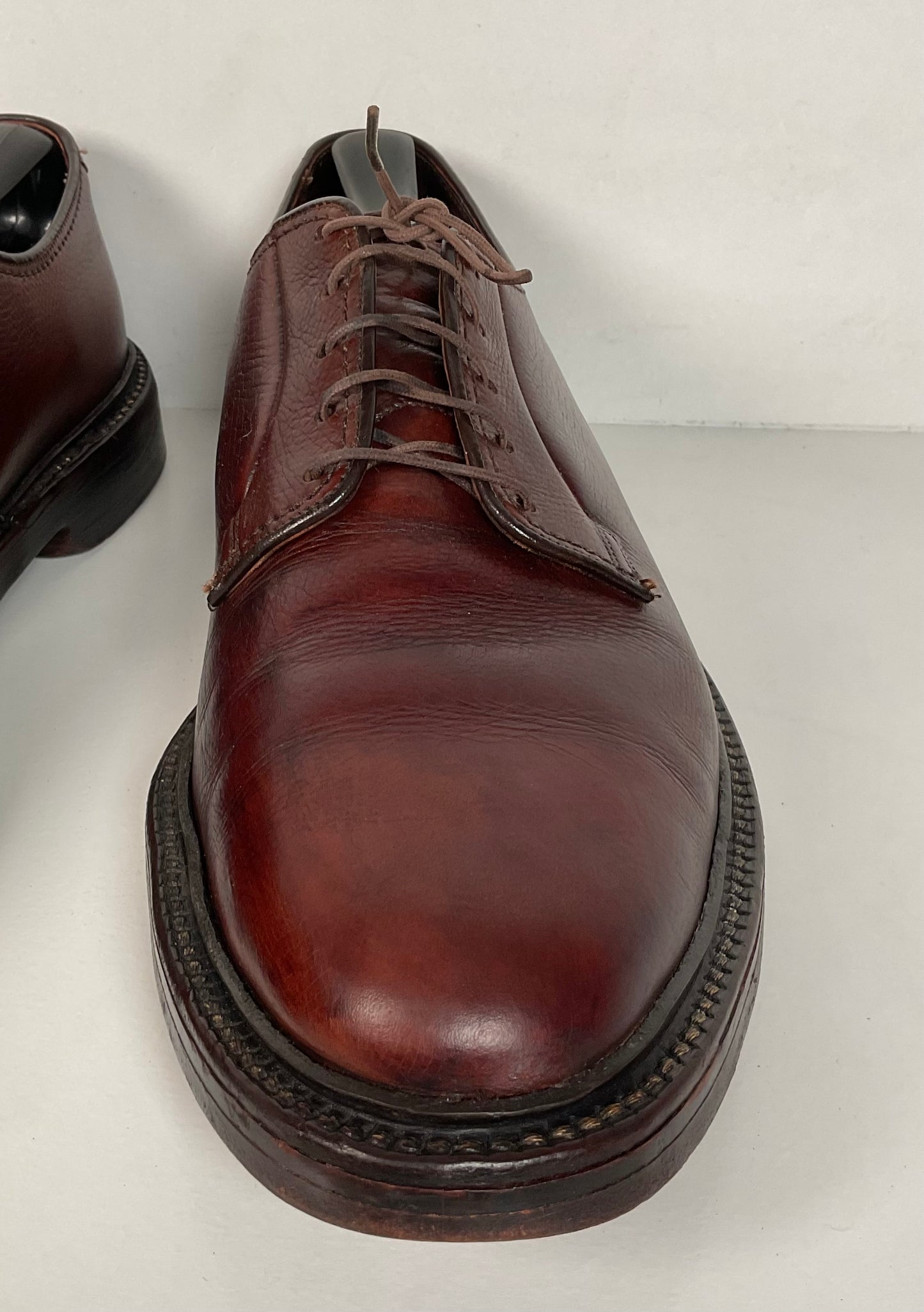 Vintage Florsheim Imperial Kenmoor Derby Shoes | Plain Toe | Men’s 9 D