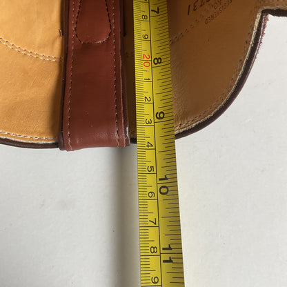 Vintage 1970s Justin Brown Cowgirl Roper Boots 8.5 B USA Made Calfskin