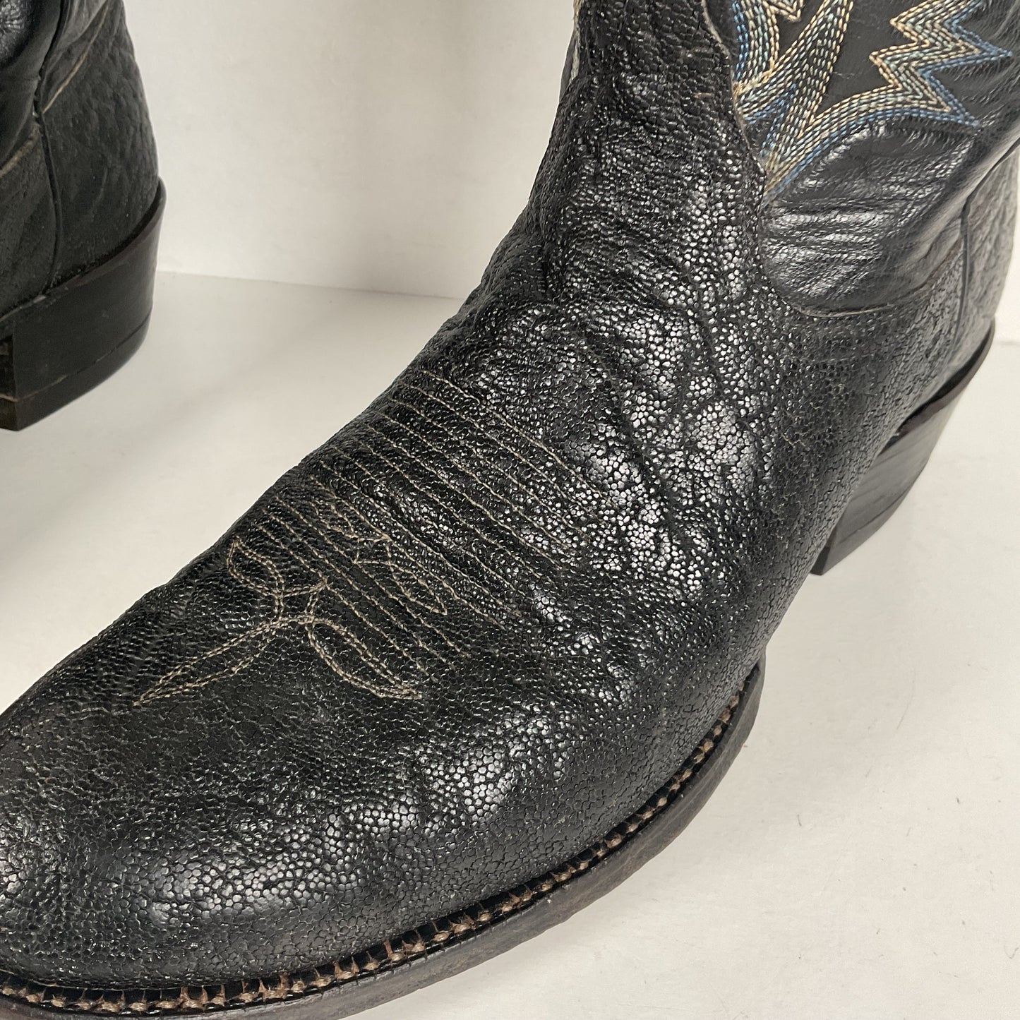 Vintage Tony Lama Cowboy Boots | Nocona Belt | Safari | Gold Label | Men’s 10 D