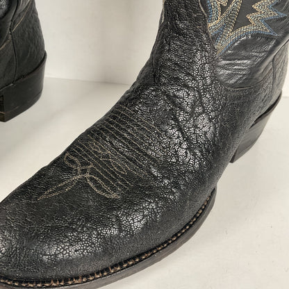 Vintage Tony Lama Cowboy Boots | Nocona Belt | Safari | Gold Label | Men’s 10 D