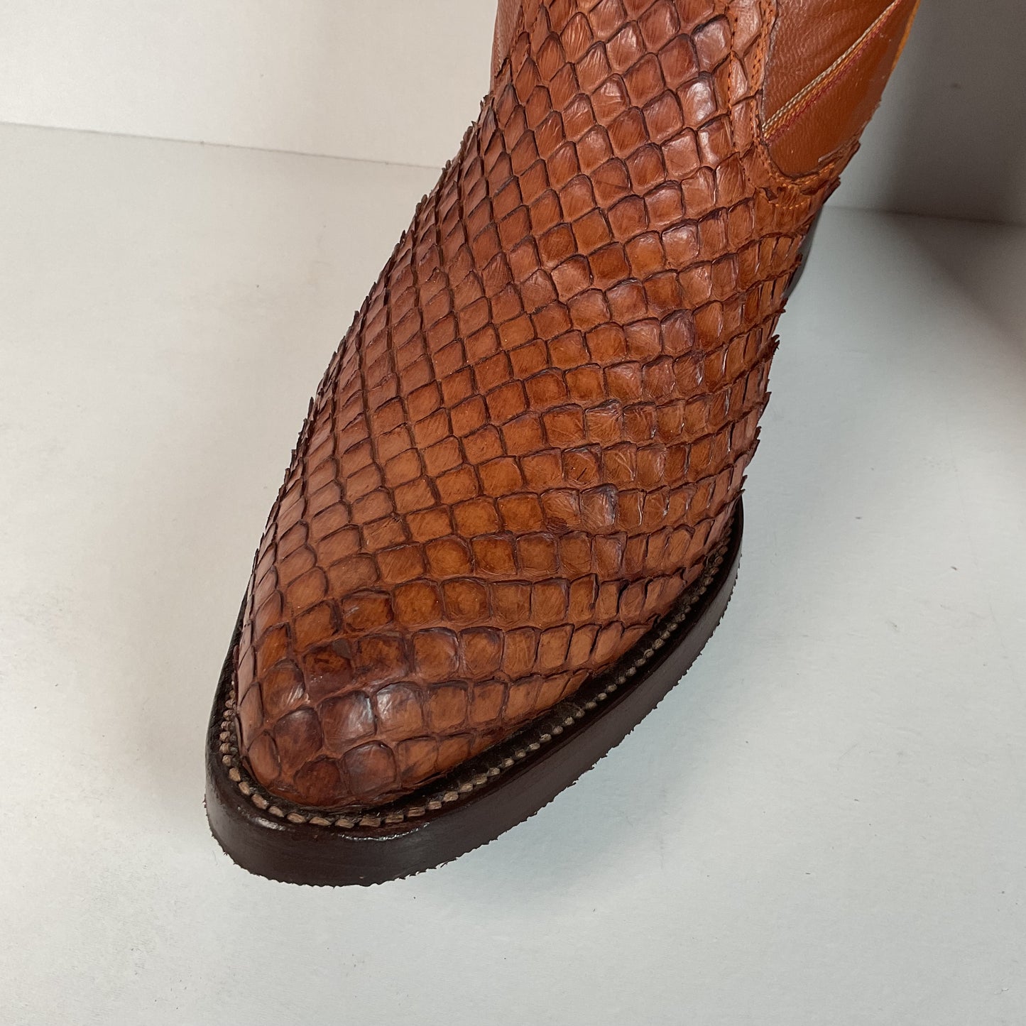 Vintage Anaconda Snakeskin Cowboy Boots | Exotic | Customized | Men’s 10.5