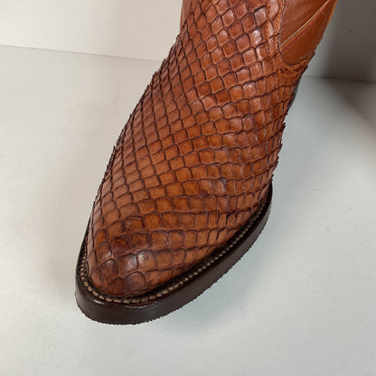 Vintage Anaconda Snakeskin Cowboy Boots | Exotic | Customized | Men’s 10.5
