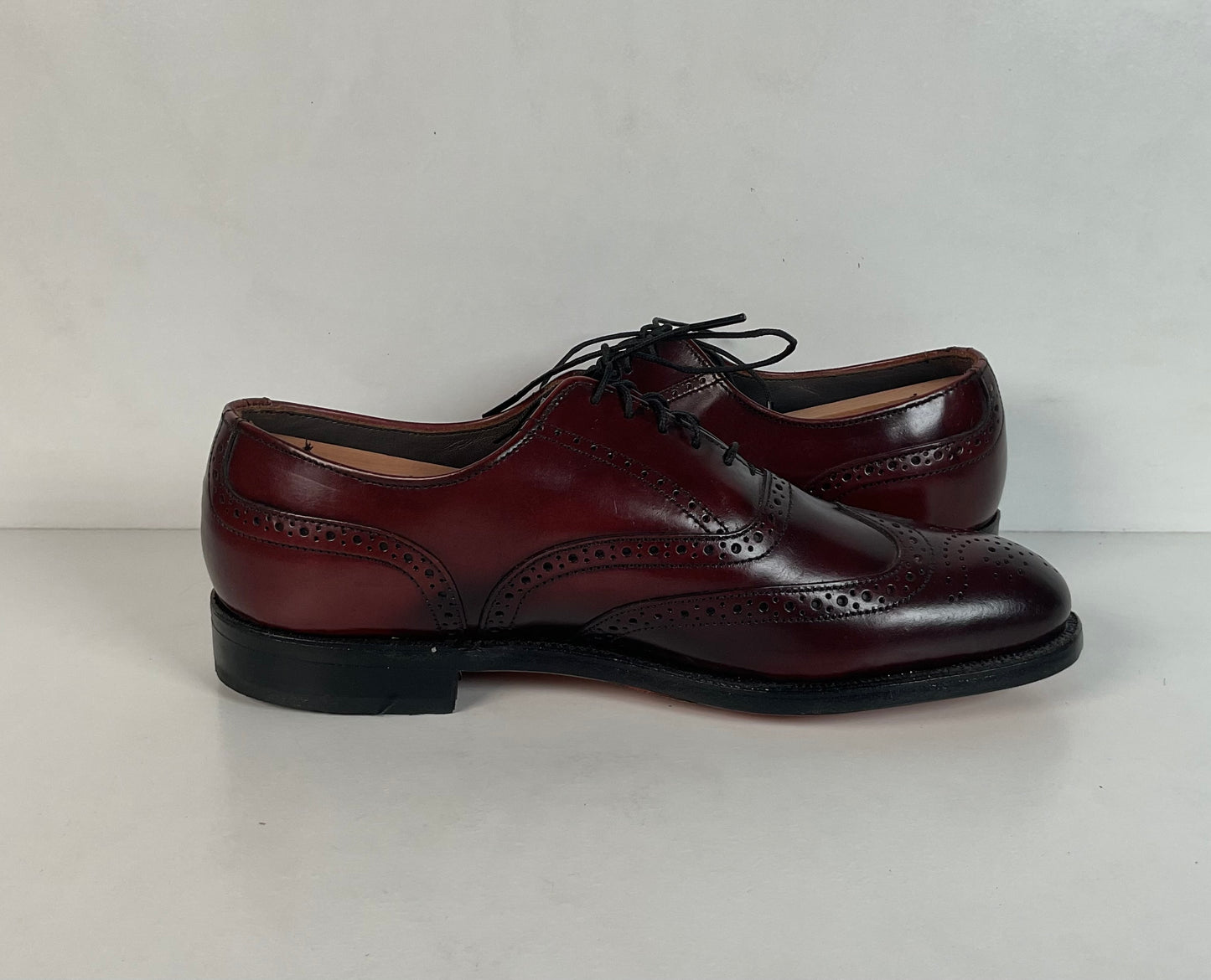 Vintage Dexter Oxford Shoes 7.5 M Brogue Wingtip USA Made