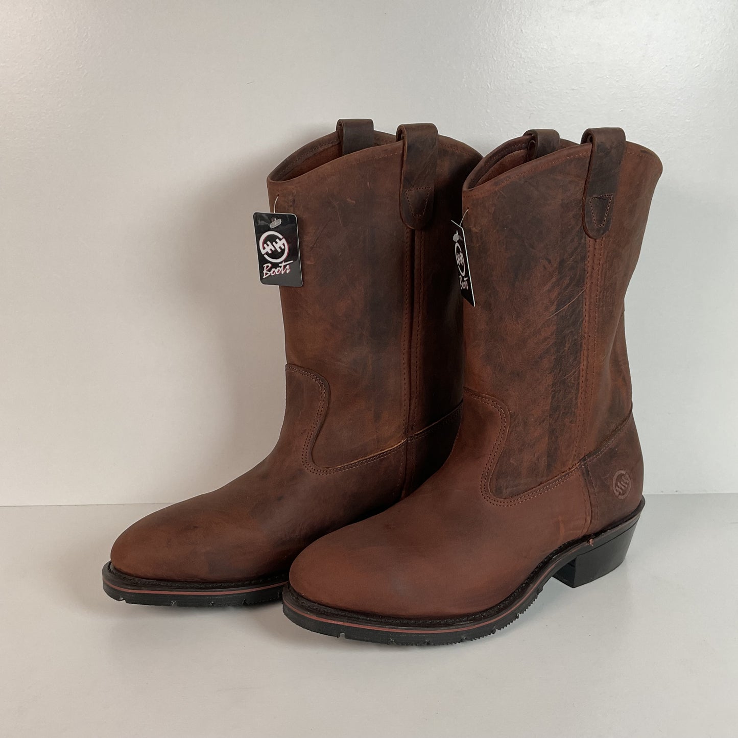 Double H Ranch Wellington Boots | Safety Toe | USA Made | Men’s 9 D