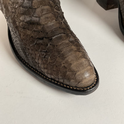 Vintage Nocona Full Python Cowgirl Boots | Snakeskin | Men’s 6 B | Women’s 7