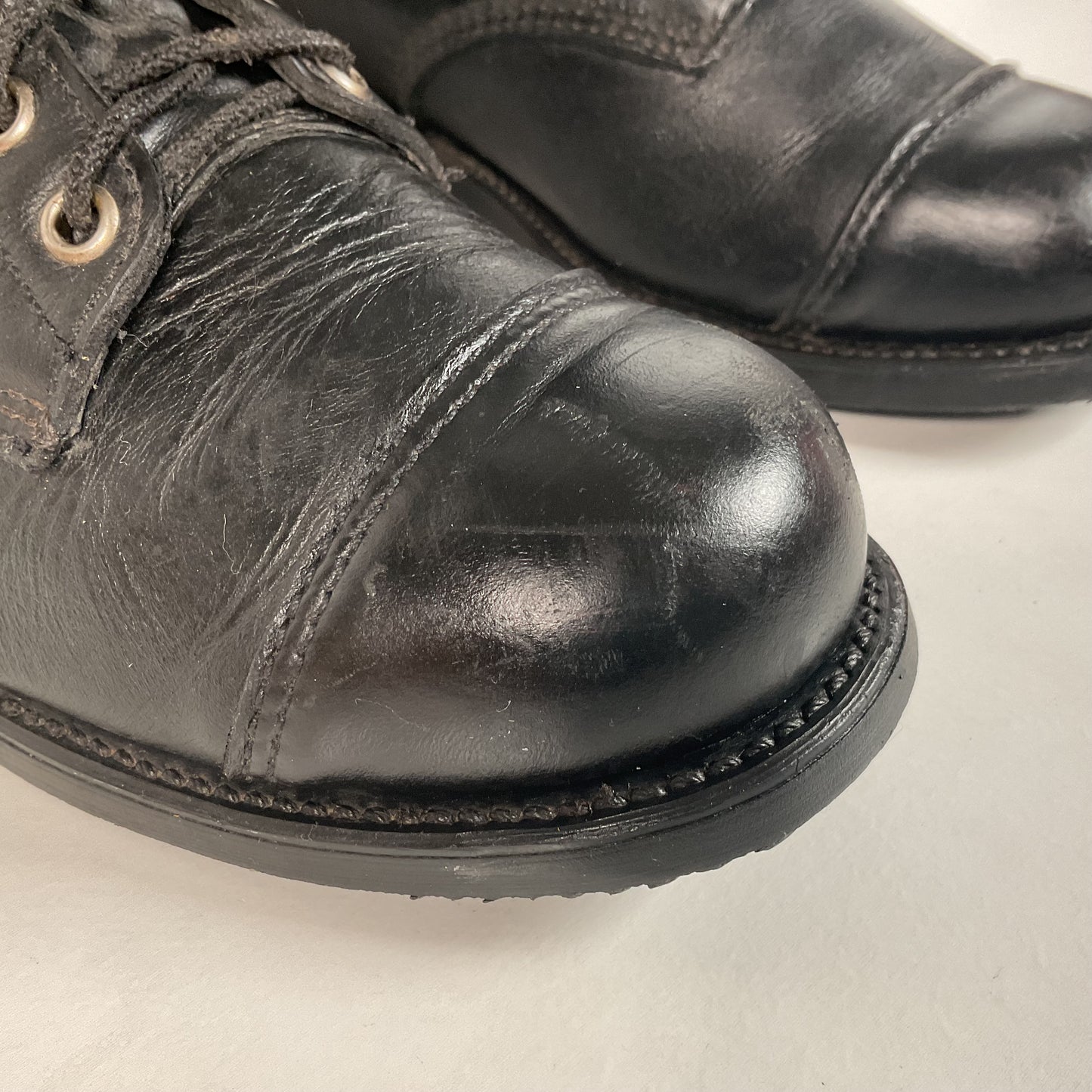 Vintage Harley Davidson Tall Lace Up Boots | USA Made | Men’s 8 | Women’s 9