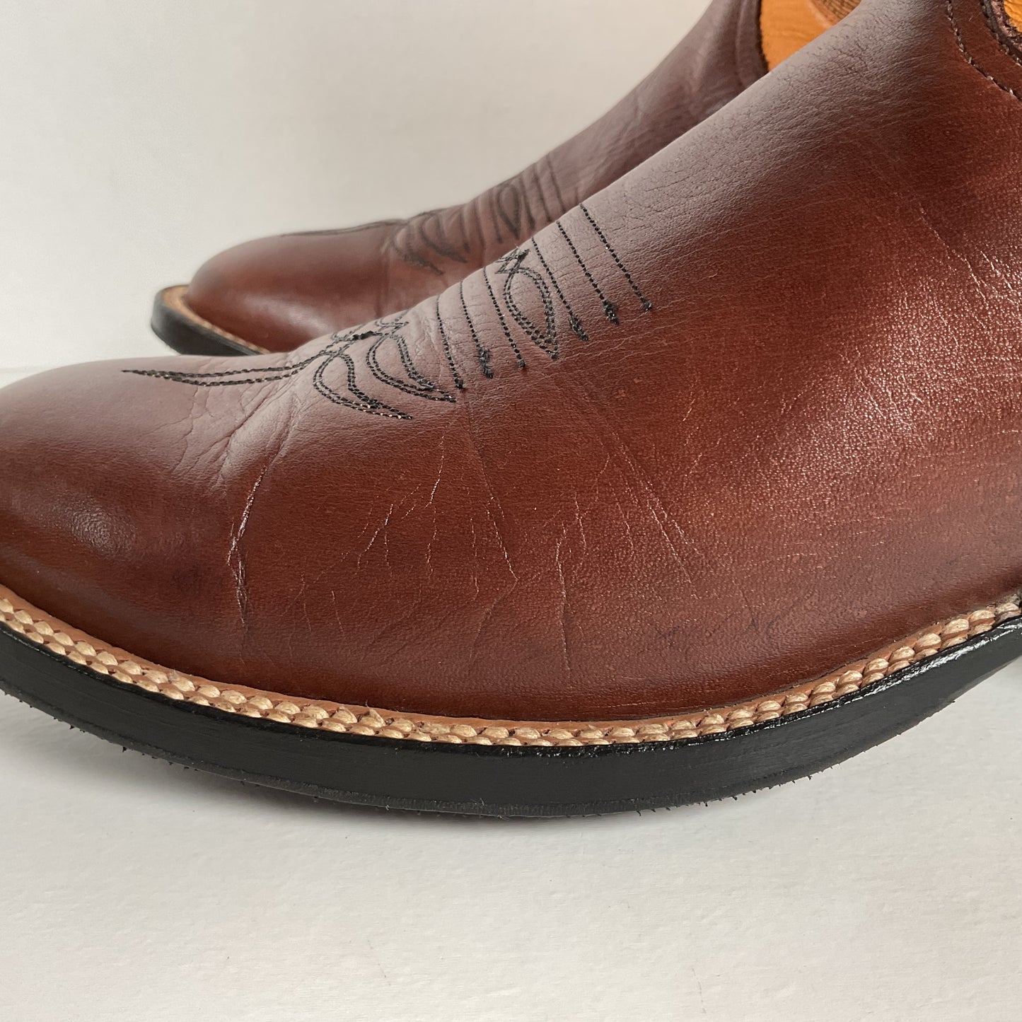 Anderson Bean Western Roper Boots | Cowboy | USA Made | Men’s 9 D