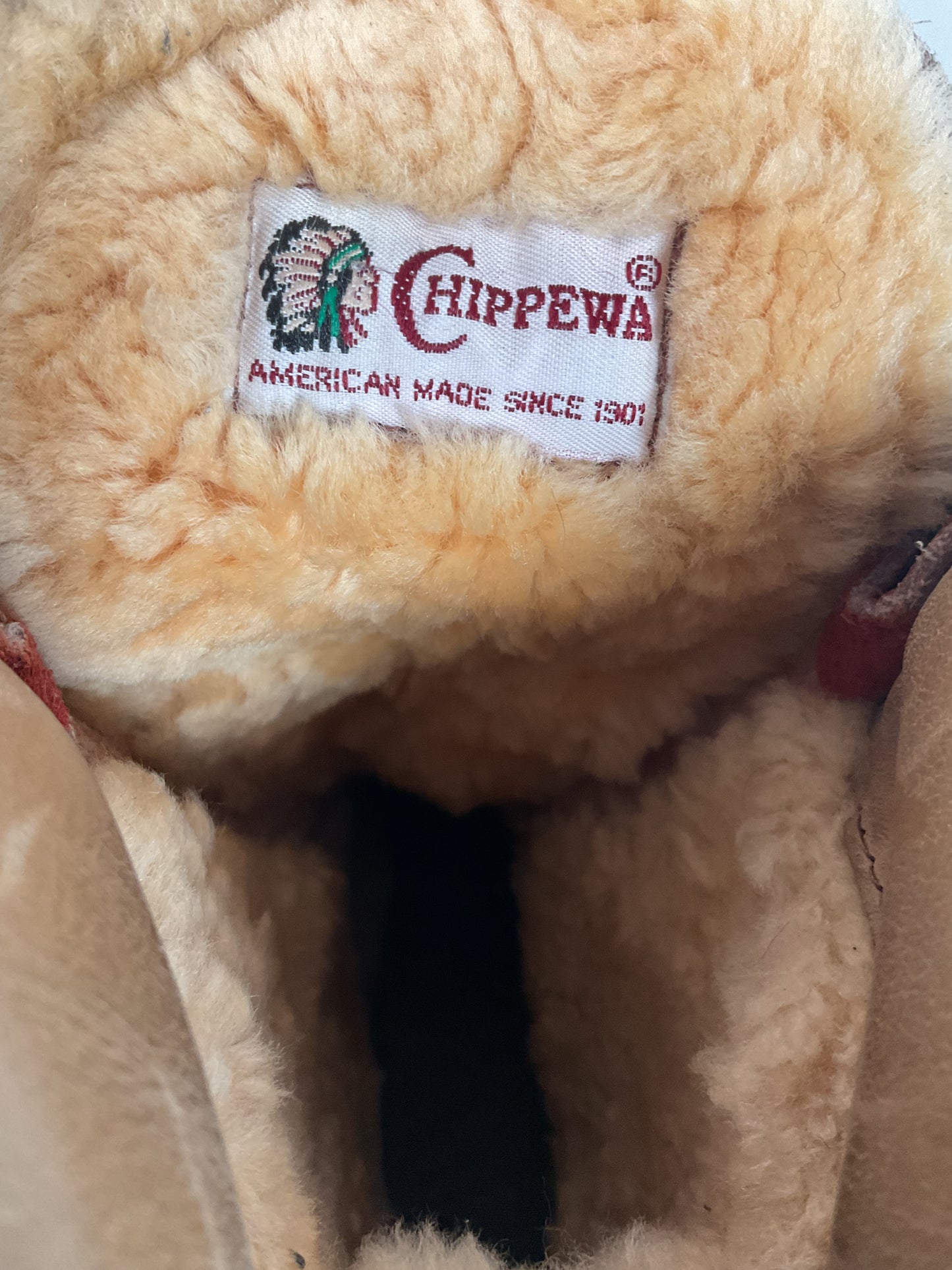 Chippewa Kush N Kollar Shearling Mountaineering Boots Men’s 6.5 E | 7.5 Women’s