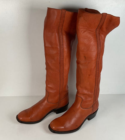 Vintage Western Boots | Over the Knee Style | Olivera’s Customs | Women’s 10