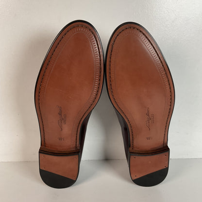Mezlan Santander Tassel Loafer 11 M Burgundy High Shine