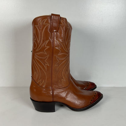 Vintage Nocona Lizard Wingtip Cowboy Boots | 1970s | Teju | Men’s 9 D