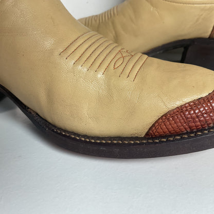 Tony Lama Urban Cowboy Boots Men’s 7 B | Women’s 8 Gold Label USA Made