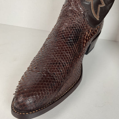 Vintage Dan Post Snakeksin Cowboy Boots | Exotic | USA Made | Men’s 9.5 D