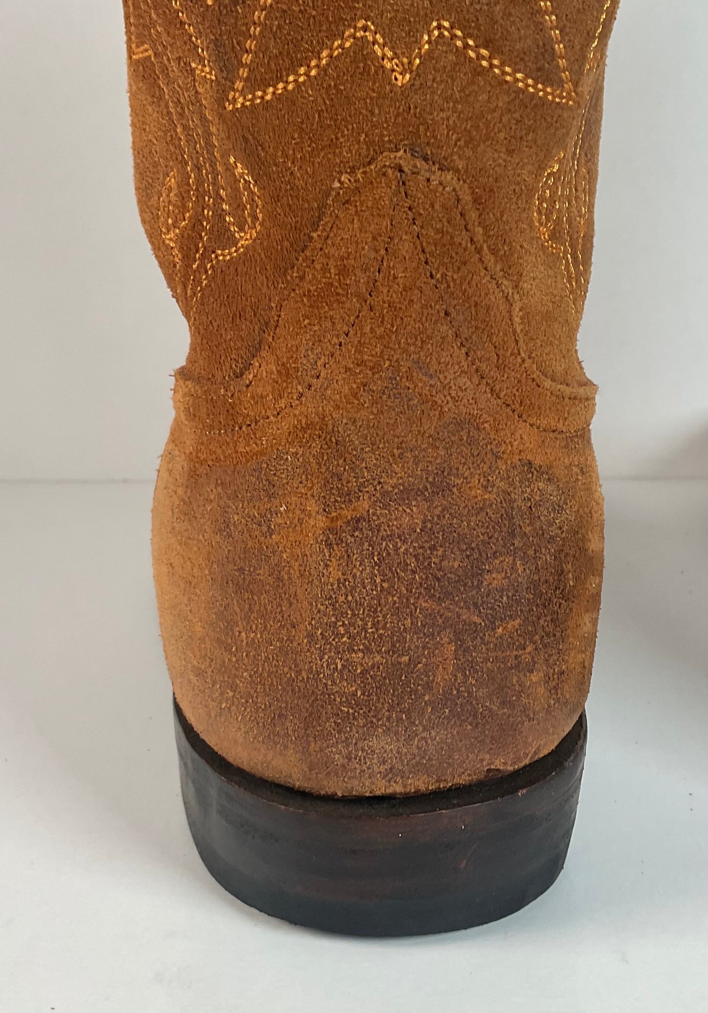 Rios Of Mercedes Kudu Suede Roper Boots | USA Made | Waxy | 12 D