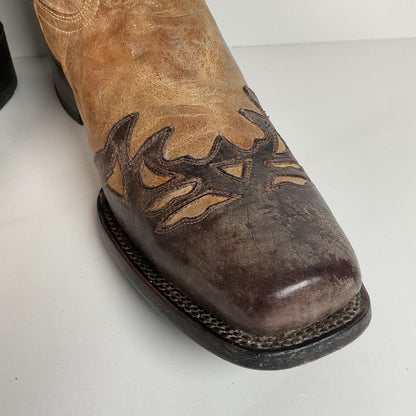 Corral Heart Breaker Cowgirl Boots | Tooled Heartbreaker Inlay | Women’s 11 M