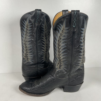 Vintage Tony Lama Cowboy Boots | Nocona Belt | Safari | Gold Label | Men’s 10 D