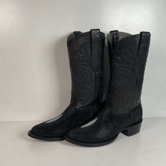 Los Altos Sea Stingray Cowboy Boots 10 D Exotic