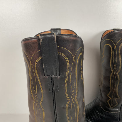 Vintage Rocky Carroll Cowboy Boots | Teju Lizard | Custom | Men’s 10