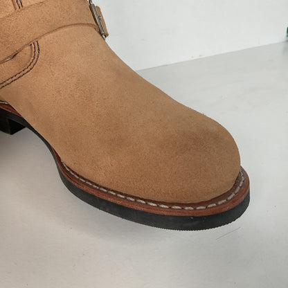 Red Wing Suede Engineer Boots | Rough Out | Sand Mojave | Women’s 8 B