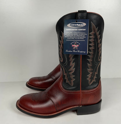 Lucchese 2000 Cowboy Boots | USA Made | Extra Wide | Men’s 8.5 EE