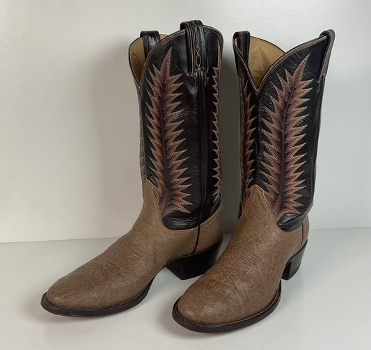 Vintage Tony Lama Elephant Cowboy Boots | Exotic | Gold Label | Men’s 9 D