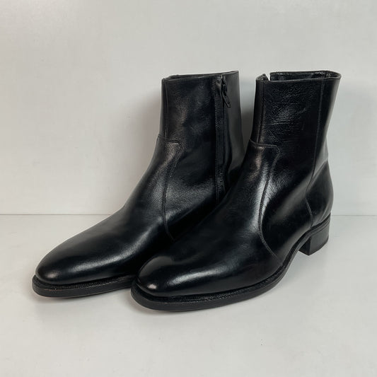 Vintage Florsheim Black Leather Chelsea Boots 10.5 C New Old Stock
