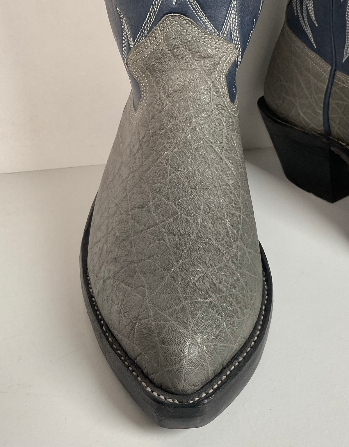 No Name Boot Company | Custom Elephant Cowboy Boots | Extra Wide | Men’s 10