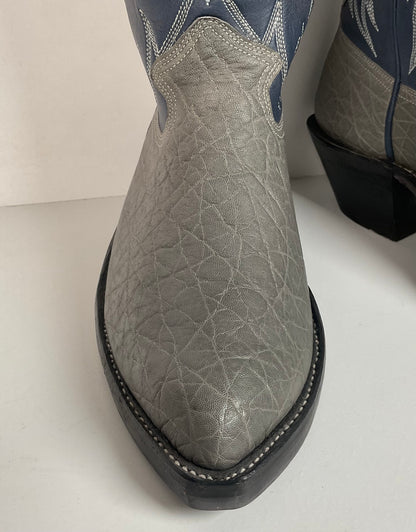 No Name Boot Company | Custom Elephant Cowboy Boots | Extra Wide | Men’s 10