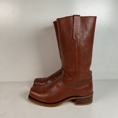 Vintage Sears Chunky Western Campus Boots 10.5 EE USA Made Cavalry Style