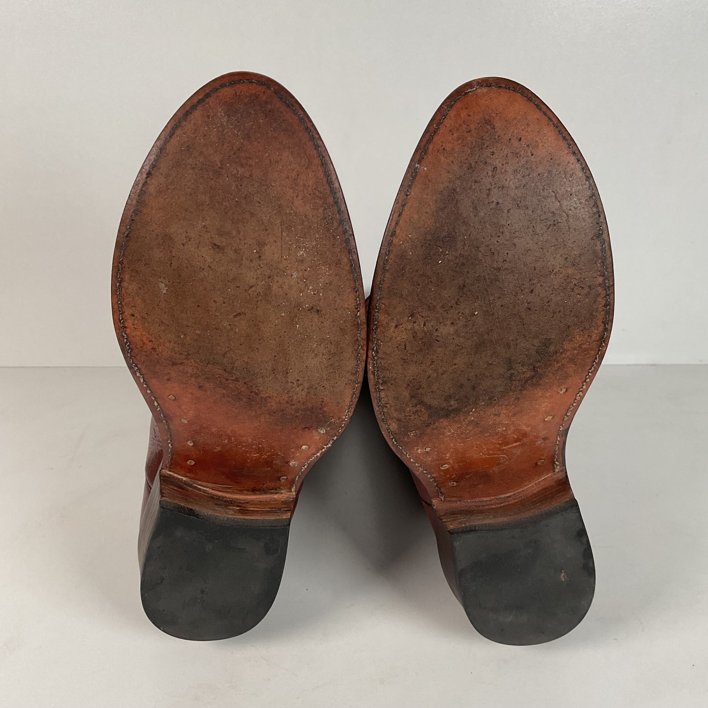 Stewart Fine Handmade Cowboy Boots | Custom | Set of (2) | Deertan | Men’s 9.5