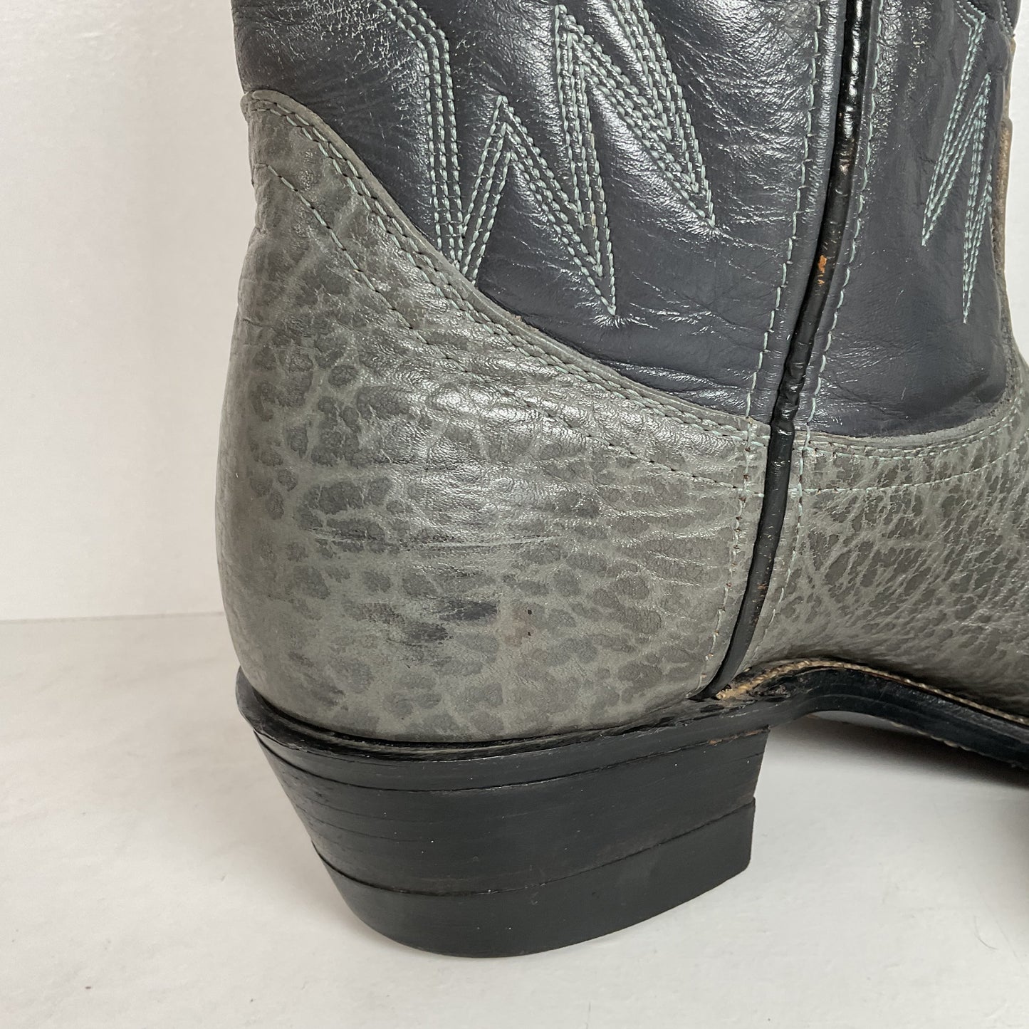 Vintage Red Wing Bullhide Cowboy Boots | USA Made | Grey | Men’s 8.5 D