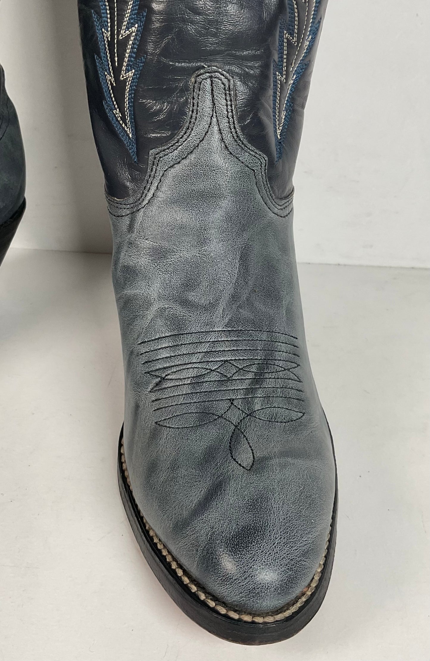 Vintage Abilene Cowgirl Boots | USA Made | Marbled Leather | Women’s 8 M