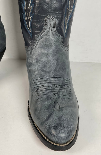 Vintage Abilene Cowgirl Boots | USA Made | Marbled Leather | Women’s 8 M
