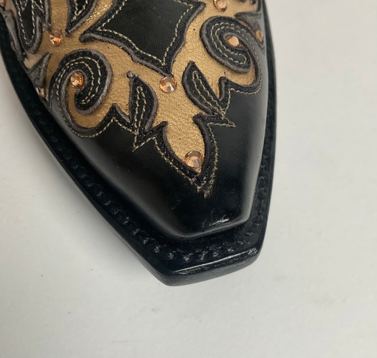 Back at the Ranch Western Zip Cowgirl Boots | Custom | Priscilla Crystals | 7.5