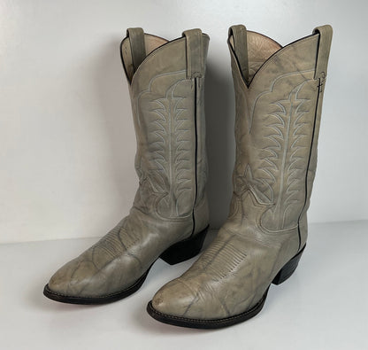 Vintage Tony Lama Gold Label Cowboy Boots | Marbled Leather | Men’s 10.5 EE